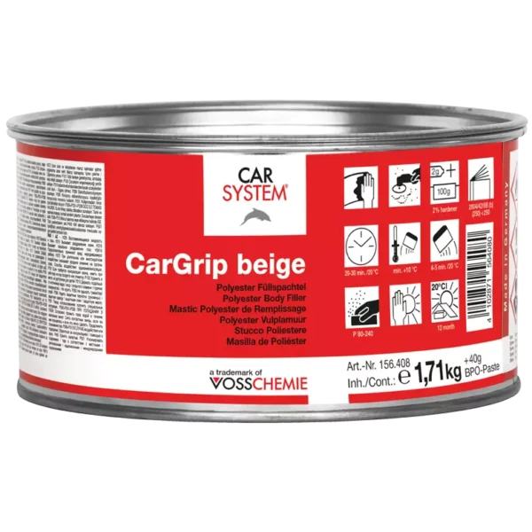 CarGrip Beige Polyester Body Filler